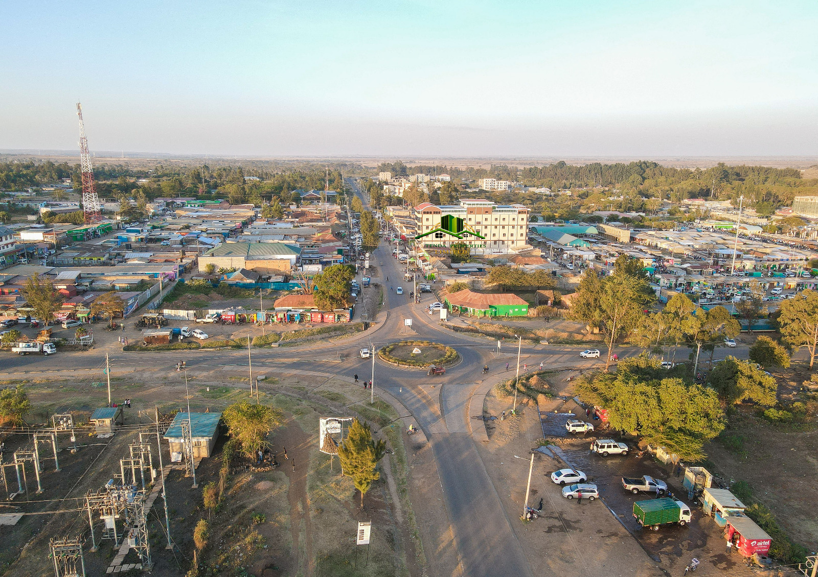 Land investment property view